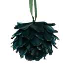 Feather Ball Hanging Bauble