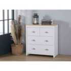 SleepOn Wooden 4 Drawer Chest Of Drawers Bedroom Furniture White