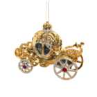 Shiny Gold Jewelled Carriage - Gold