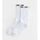 White 1996 Tube Socks