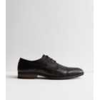 Jack & Jones Black Leather Oxford Shoes