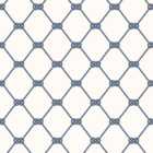 Galerie Deauville 2 Geometric Cream and Navy Blue Wallpaper