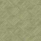 Galerie Evergreen Geometric Grassy Green Wallpaper