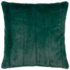 Paoletti Empress Emerald Faux Fur Cushion Large