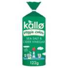 Kallo Sea Salt & Cider Vinegar Veggie Cakes 122g