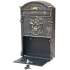 Black Antique Post Box
