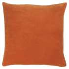 furn. Solo Orange Velvet Cushion