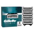 Gillette Male Intimate Razor Blades 4 per pack