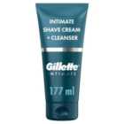 Gillette Male Intimate Shaving Cream + Cleanser 177ml