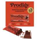Prodigy Roasted Hazelnut Chocolate Bar Multipack 3 x 35g