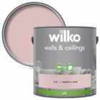 Wilko Walls & Ceilings Raspberry Meld Silk Emulsion Paint 2.5L