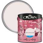 Crown Breatheasy Walls & Ceilings Creme De La Rose Matt Emulsion Paint 2.5L