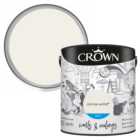 Crown Breatheasy Walls & Ceilings Canvas White Matt Emulsion Paint 2.5L