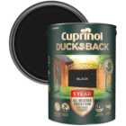 Cuprinol Ducksback Timbercare Paint Black 5L