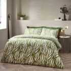 Hoem Frond Abstract Rich King Duvet Cover Set