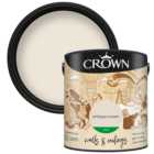 Crown Breatheasy Walls & Ceilings Antique Cream Silk Emulsion Paint 2.5L