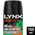 Lynx Deodorant Bodyspray Aerosol Jungle Fresh 150ml
