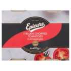 Epicure Chopped Tomatoes 4 pack 4 x 400g