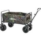 Outsunny Camouflage Folding Garden Trolley 100kg