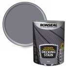 Ronseal Ultimate Protection Slate Decking Stain 5L