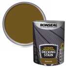 Ronseal Ultimate Protection Medium Oak Decking Stain 5L