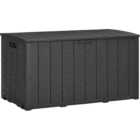 Outsunny Black Extra Large Garden Storage Box