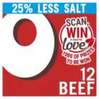 Oxo 12 Reduced Salt Beef Stock Cubes 71g