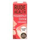 Rude Health Hazelnut Long Life Organic Milk Alternative, 1litre