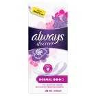 Always Discreet Incontinence Liners For Sensitive Bladder - Normal, 24s