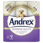 Andrex Supreme Quilts Toilet Roll, 9x155 sheets