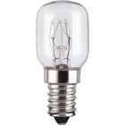 Wilko 1 pack Small Screw E14/SES 80 Lumens/15W Inc andescent Oven Bulb