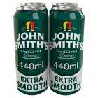 John Smith's Extra Smooth Ale Can, 4x440ml