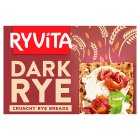 Ryvita Crispbread Dark Rye Crackers, 250g