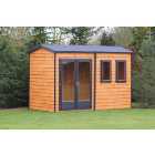 Shire Double Glazed Timber Apex Garden Office - 10 x 10ft