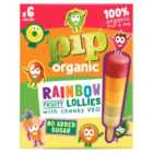 Pip Organic Rainbow Fruity Organic Lollies with Cheeky Veg 6 x 40ml