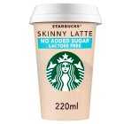 Starbucks Skinny Latte Lactose Free Iced Coffee, 220ml