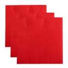 Essential Housewares Paloma 2-Ply Red Paper Napkins 40x40cm - 50 Pack