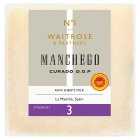 No. 1 Spanish Manchego Cheese Curado DOP Strength 3, per kg