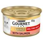 Gourmet Gold Melting Heart Salmon Wet Cat Food 85g