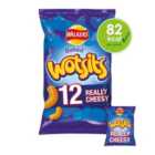 Walkers Wotsits Really Cheesy Multipack Snacks Crisps 12 x 16.5g