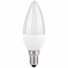 Wilko 3 pack Small Screw E14/SES LED 470 Lumens Dimmable Candle Light Bulb