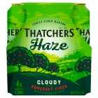 Thatchers Haze Cloudy Cider, 4x440ml
