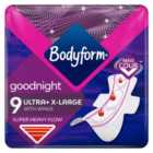 Bodyform Ultra Night Extra 9 per pack