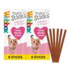 Webbox Cats Delight 6 Tasty Sticks with Salmon & Trout 6 per pack