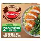 Birds Eye 2 Gluten Free Southern Fried Breaded Chicken Breast Steaks 180g
