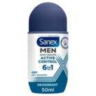 Sanex for Men Dermo Active Control Anti-Perspirant 48H Roll On 50ml