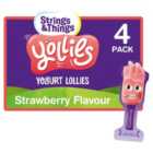 Strings & Things Yollies Strawberry Kids Yogurt 100g