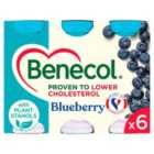 Benecol Blueberry Smooth Yogurt Drinks 6 x 67.5g