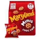 Maryland Cookies Chocolate Chip Minis 6 Pack Multipack 6 x 19.8g