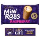 Cadbury Raspberry Mini Rolls 5 per pack